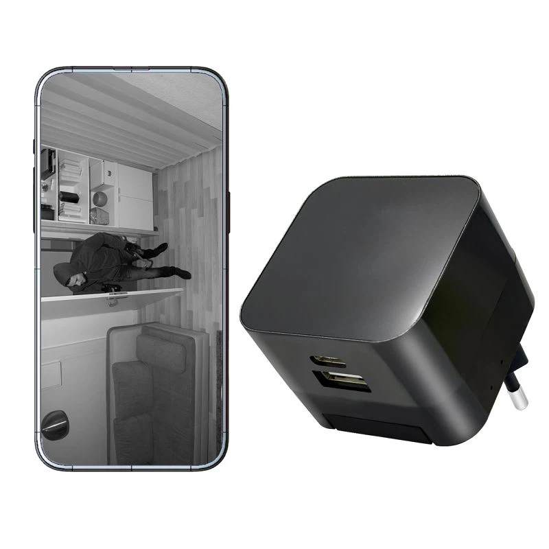 USB -laadija varjatud kaamera